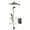 Brushed Nickel, variant on ALFI brand AB2287-PC Polished Chrome 3 Way Thermostatic Shower Set with Body Sprays