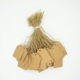 thumbnail image 1 of Elodie 100 Pieces Gift Tags with String Price Tags for Party Favors Valentine's Day Brown, 1 of 8