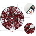 thumbnail image 4 of Sm:)e Christmas Tree Dress Skirt 36 Inch, Cardinals Snowflake Snowman, 4 of 8
