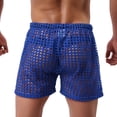 thumbnail image 5 of AXXD Shorts For Men Summer Hollow New Fashion Loose Sexy Mesh Hollow Sexy Mesh Half Shorts Clearance, 5 of 6