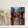 thumbnail image 2 of Qisvanset 12x16 Inch Country Road Autumn Leaves Rustic Canvas Print Wall Art, 2 of 5