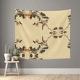 thumbnail image 2 of Balery Vintage Bird Pattern Tapestry 60x51 Inches - Large Wall Hanging Tapestry for Bedroom, Living Room, Dorm Decor - Artistic and Aesthetic Room Decor, 2 of 9