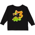 thumbnail image 3 of Inktastic Happy Dinosaur Third Birthday-green Boys or Girls Long Sleeve Toddler T-Shirt, 3 of 5