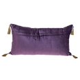 thumbnail image 2 of Parkland Collection PILL21273P Zella Transitional Dark Purple Rectangle Throw Pillow, 2 of 6