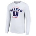 thumbnail image 2 of Men's Starter White New York Giants Long Sleeve T-Shirt, 2 of 3