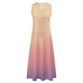 thumbnail image 4 of adviicd Robes Mignonnes pour Femmes Robe Tunique d'Été Décontractée Ample à Manches Courtes Col Rond Robe Fluide Rose,XXXXXL, 4 of 4