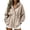 Solid Colors, variant on Ghalytn Women's Fleece Lined Hooded Jacket Waist Cinched Coat Zip and Snap Button Front Long Sleeve Outerwear with Pockets