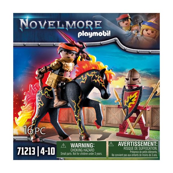 Set de Juego Playmobil Novelmore vs Burnham Caballero de Fuego 16 Piezas