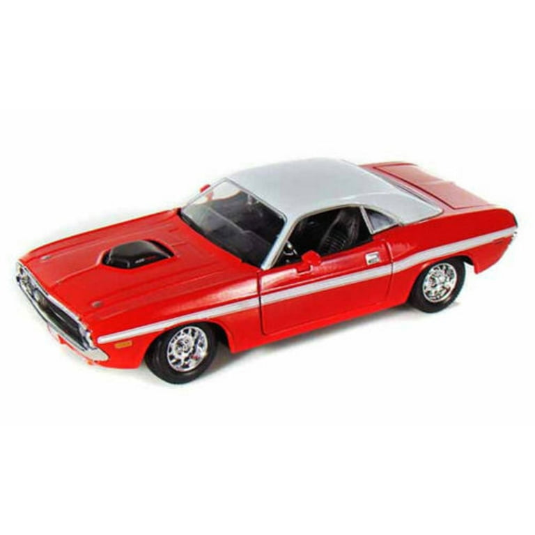 1970 Dodge Challenger R/T 1/24レッド絶版品 Amazon.com: 1970 Dodge Challenger R/T Coupe Red with White