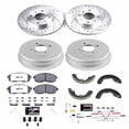 thumbnail image 3 of PowerStop Front and Rear Z26 Street Warrior Brake Pad Rotor Drum and Shoe Kit Fits: NISSAN Select Models K15135DK-26, 3 of 9