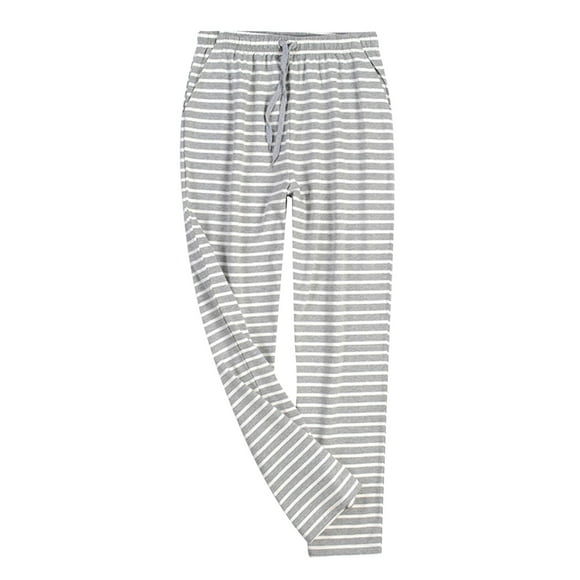 Wyzesi Flannel Pajamas Men Nightgown Mens Pure Pajamas Home Spring and Autumn Loose Fitting Large Size Home Pants