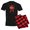 With Red Plaid Pant, variant on CafePress - A Product Of Alaska Pajamas - Men's Dark Loose Fit Cotton Pajama Set