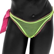 Cherry Blossom Marrowed Edge Thong Medium Green