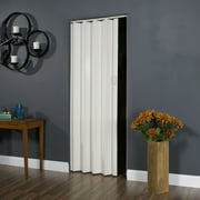 Homestyle Plaza Vinyl Folding Door fits 36"wide x 80"high White