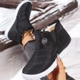 thumbnail image 5 of Womens Mens Snow Boots Winter Warm Lined Anti- Ankle Booties Cozy Feet Wide Toe Shoes Indoor and Outdoor Fuzzy House Slippers, 5 of 7