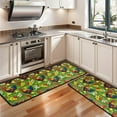 thumbnail image 3 of Kitchen Rugs Sets Of 2,Green Chicken Sunflower Pattern Anti Fatigue Kitchen Mat Rugs Non Slip Washable,Decorative Kitchen Floor Mats for Kitchen,Sink,Laundry,17"x47"+17"x47", 3 of 5