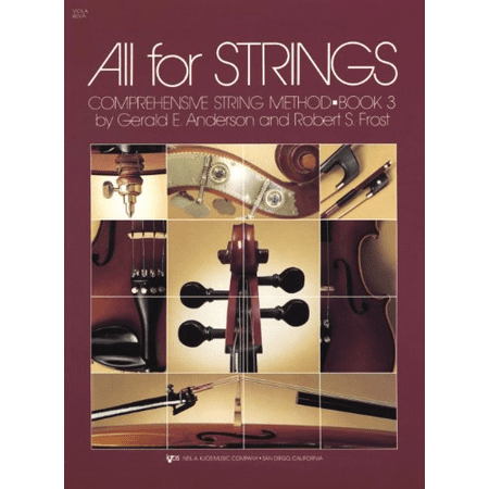 80va All For Strings Book 3 Viola Walmart Com
