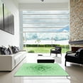 thumbnail image 6 of Ahgly Company Indoor Square Patterned Mint Green Area Rugs, 6' Square, 6 of 6