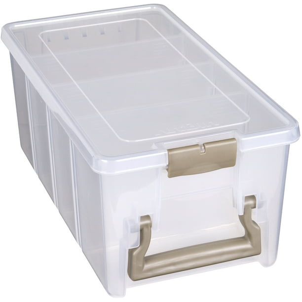 ArtBin 6925AB Semi Satchel Box - Clear, Plastic Art and Craft Supplies ...