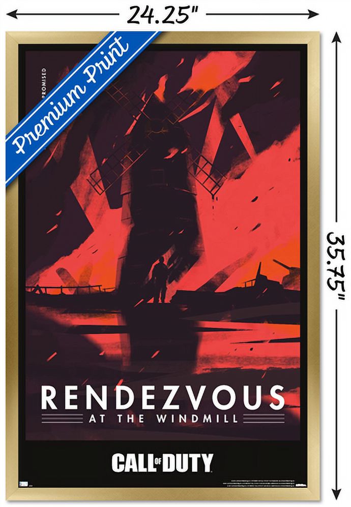 Call of Duty: Vanguard - Rendezvous Wall Poster, 22.375" x 34", Framed