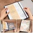 thumbnail image 3 of 1Book 8.27 x 11.69 Inch Restaurant Menu Covers Holder 4 Page 8 View Menu Covers Transparent Menu Folder Fits A4 Size Paper Menu Book Holders for Restaurant Hotels Bars Cafes, 3 of 6