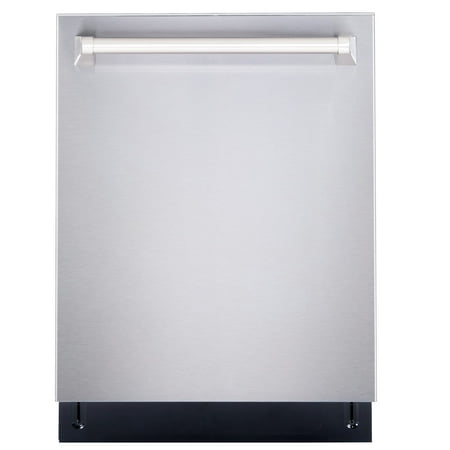 Cosmo COS-DIS6502 24 in. Top Control Built-In Tall Tub Dishwasher in Fingerprint Resistant Stainless Steel