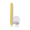 thumbnail image 3 of Cintre de Rangement en Forme de L, Support Mural en Plastique, Rangement pour Sable, Porte-Serviettes Monté sur Rouleau, Autocollant, Imperméable, Organisateur de Rouleaux de Papier, Jaune, 3 of 8