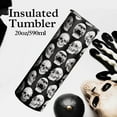 thumbnail image 4 of Skull Tumbler with Lid and Straw Goth Tumbler Skull Coffee Mug, 20 oz Halloween Gothic Tumbler Water bottle Cup , Goth Travel Mugs, Skull Decor Gifts, 4 of 6
