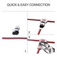thumbnail image 2 of Conector de cable de 16 piezas, conector T-tap compacto de 3 vías y 2 pines Afortunado Sencillez, 2 of 5