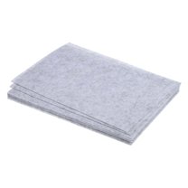 Soft Felt Sheets Fabric Craft Sheets Grey 12 Inch x 8 Inch 24 Pcs