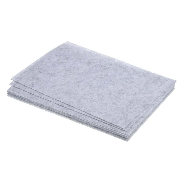 Hojas de fieltro suave para manualidades Gris 12 pulgadas x 8 pulgadas 24 piezas