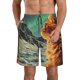 thumbnail image 1 of Fotbe Space Adventurer Cat Trajes de Baño Estampados para Hombre, Shorts de Verano de Secado Rápido, Ropa de Playa, Bañadores-XX-Large, 1 of 6