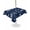 White Dark Blue, variant on Outdoor Tablecloth with Umbrella Hole for Patio/Picnic/Party/Camping, Coastal Nautical Waterproof Table Cloth Rectangle Table Cover Washable, Summer Ocean Beach Coconut Trees Grey (60"x 84")