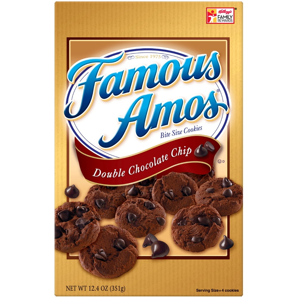 Famous Amos Double Chocolate Chip Cookies, 12.4 Oz.