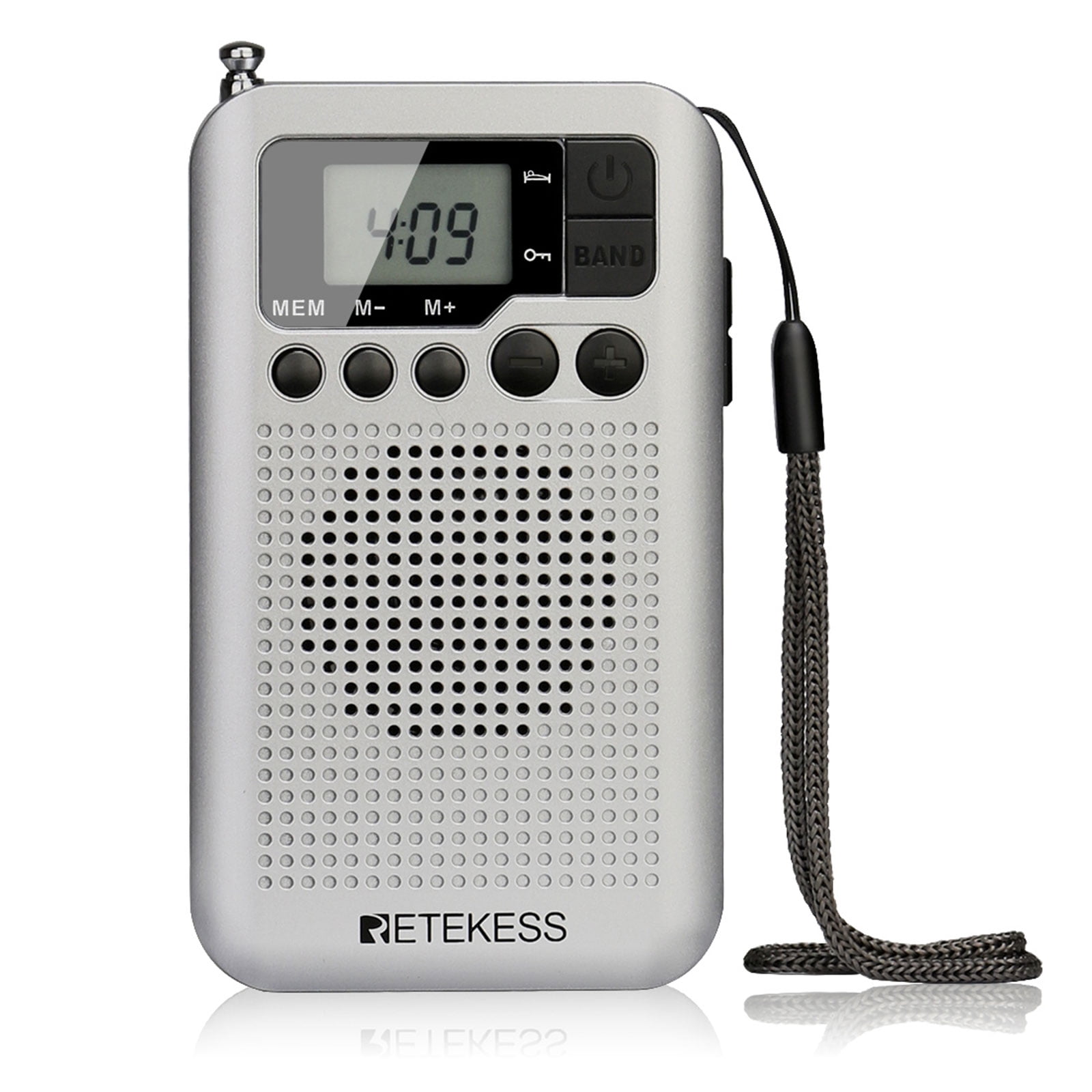 image 0 of Pocket Radio, TSV Small Portable Digital AM FM Battery Operated Radio with Built-in Speaker