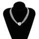 thumbnail image 1 of Collar Punk Hugo Gargantilla Cadena Blanco, 1 of 10