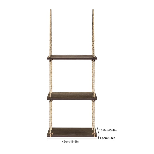 Xihbxyly Hallazgos de ganga Estante decorativo de almacenamiento montado en la pared Estante de pared de madera Comedor Sala de estar Almacenamiento de pared