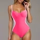 thumbnail image 5 of Traje de Baño de Suspensión de las Mujeres, Cuello en V Correa Atrás una Pieza con Control Abdominal para la Playa Y la Piscina, Sexy Conjunto de Trajes de Baño de Verano, 5 of 9