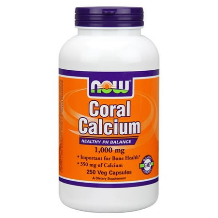 NOW Foods pH Coral calcium Support équilibre, 1000mg, 250 Ct