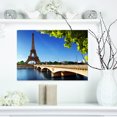 thumbnail image 1 of Bridge to Paris Paris Eiffel TowerParis - Cityscape Canvas Print, 1 of 3