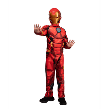 Marvel Iron Man Halloween Costume for Children, Boys Size S (6/7), by Jazwares