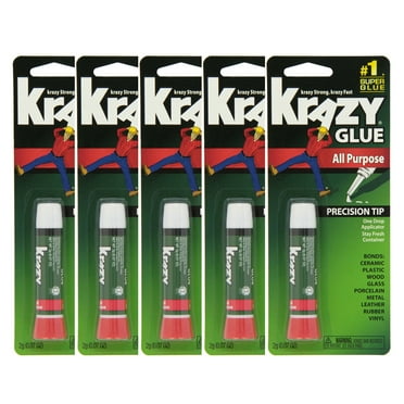 Elmer's Krazy Glue Skin Guard Instant Glue, Clear, 0.07 oz Tube ...