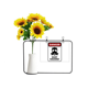 thumbnail image 1 of Símbolo de peligro polvo señales de advertencia de peligro Tarjeta de bendición de jarrón de girasol artificial, 1 of 3