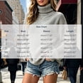 thumbnail image 3 of LUVDA Women's Chunky Ribbed Sweaters Long Sleeve Pullover Turtleneck Loose for Winter, 3 of 7