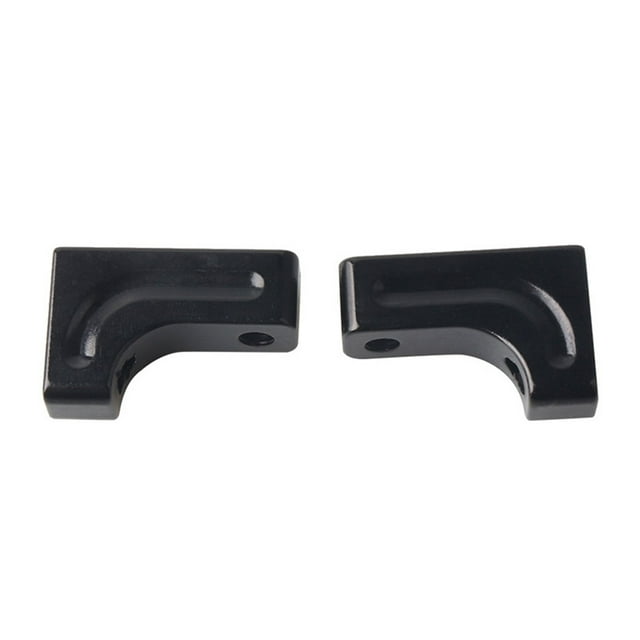 OUNONA RC Car Parts Aluminium Steering Mount Upgrade Component for Upgrading RC Crawler Car Black 1 Set