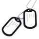 thumbnail image 2 of Necklace chain pendant 2 plate identity Dog Tag alloy fashion men, 2 of 4