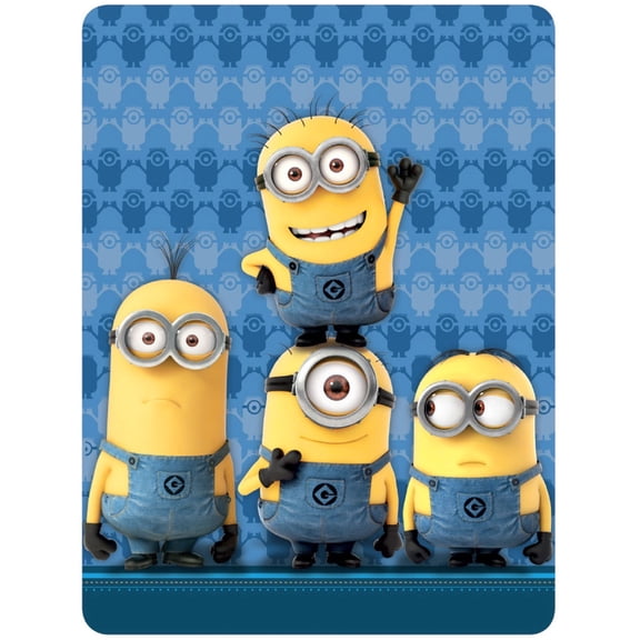 Franco Kids Minions Cheer Silk Touch Throw Blanket, 40" x 50"