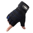thumbnail image 1 of Guantes de medio dedo para entrenamiento físico, antideslizantes, para gimnasio, levantamiento de pesas, culturismo, ciclismo al aire libre, L, 1 of 5