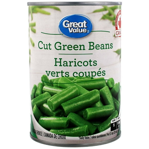 Haricots verts coupés de Great Value