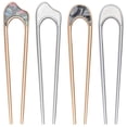 thumbnail image 1 of Miangastore 4 Pcs Épingles à Cheveux en Métal en Forme de U Accessoires de Coiffure pour Femmes, 1 of 9